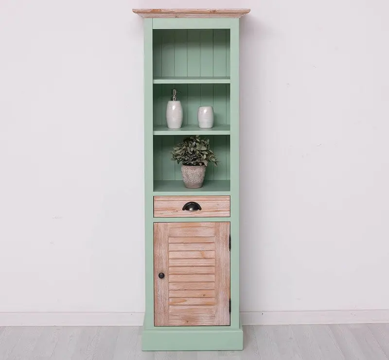 Badezimmerschrank | Handtuchschrank aus Massivholz