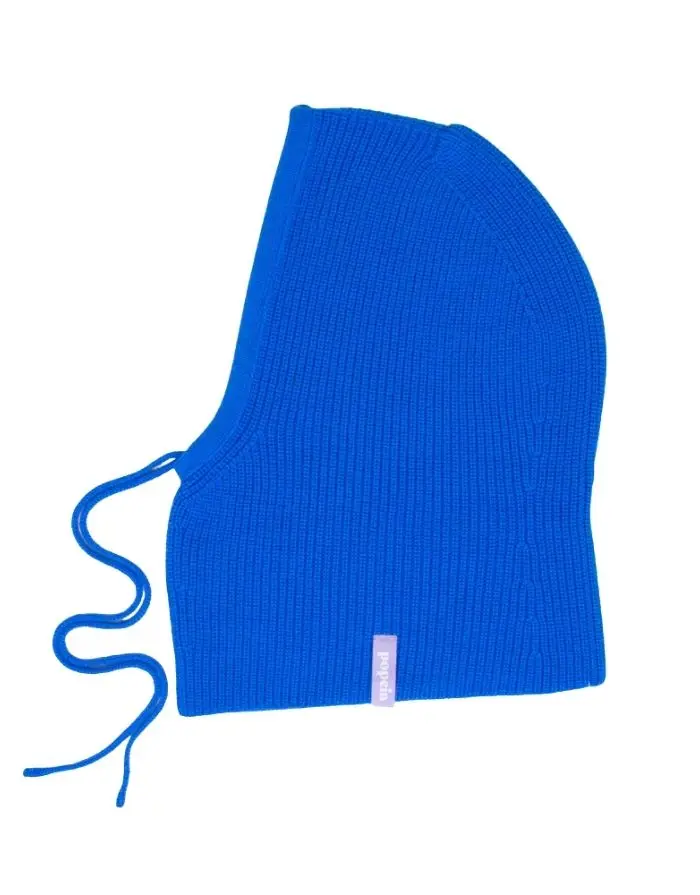 Balaclava aus Merinowolle I Königsblau