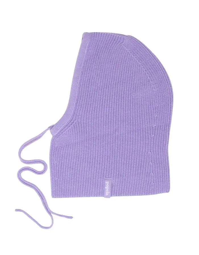 Balaclava aus Merinowolle I Lila