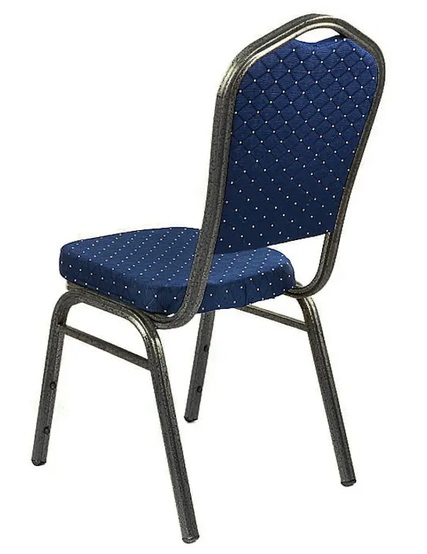 Bankettstuhl aus Stahl dunkelblau