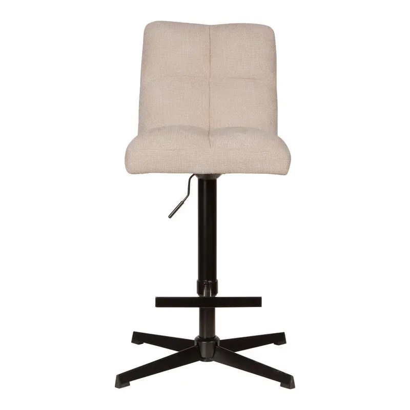 Barstuhl – Creme Design, Verstellbare Höhe, Metall Konstruktion – Milan | PTMD