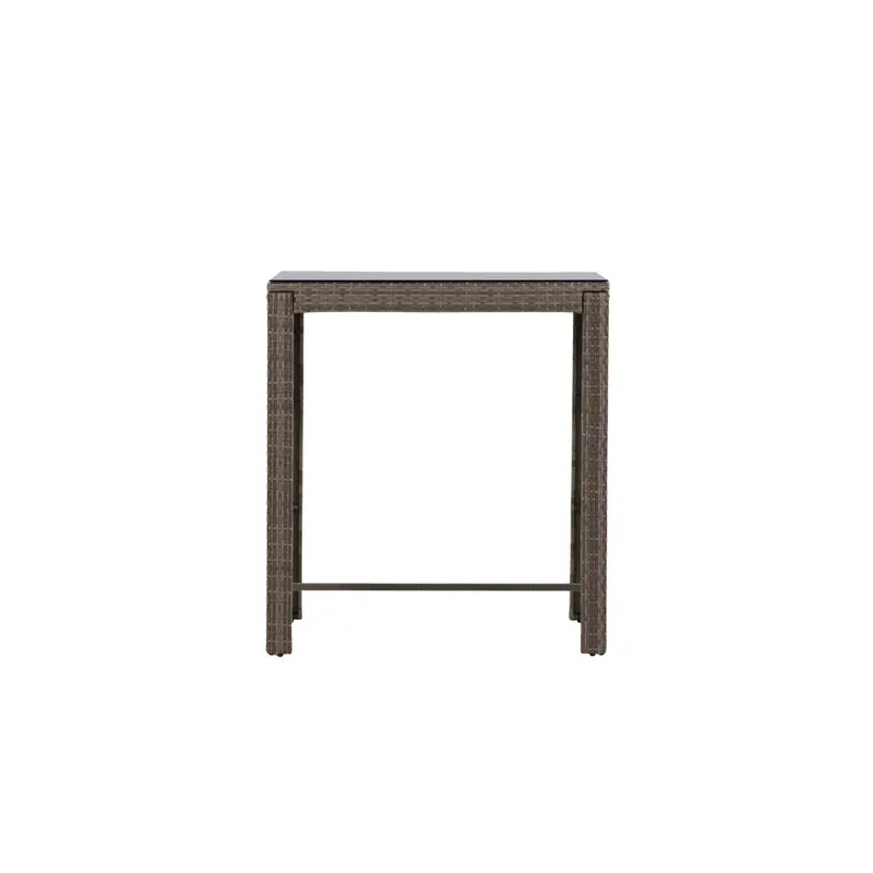 Bartisch Alo 100cm aus Polyrattan - Grau