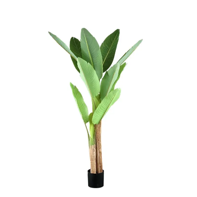 Baumgrün – Bananen Design, Real Touch, PE Kunststoff, S| PTMD