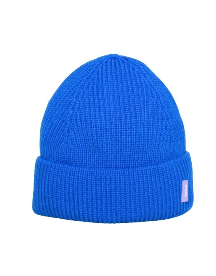 Beanie aus Merinowolle I Königsblau