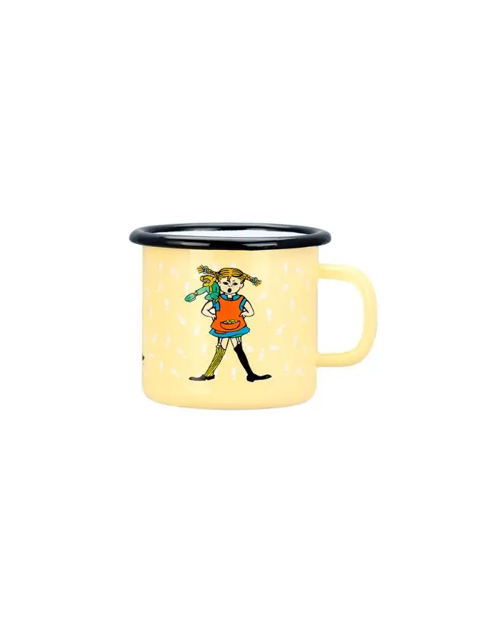 Becher Emaille 2,5dl I Pippi Langstrumpf - Footsteps