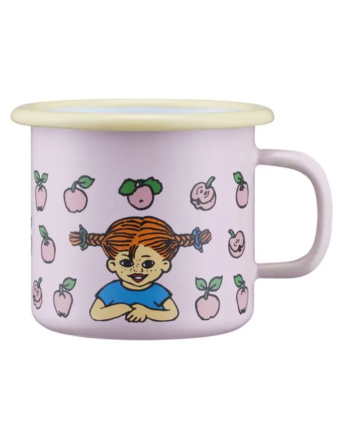 Becher Emaille 2,5dl I Pippi Langstrumpf - Fruits