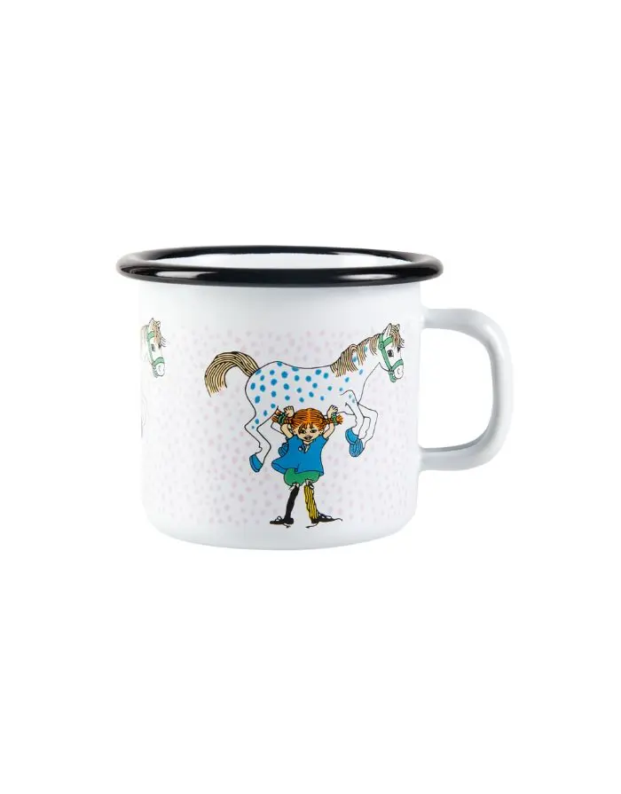 Becher Emaille 2,5dl I Pippi Langstrumpf - Horse