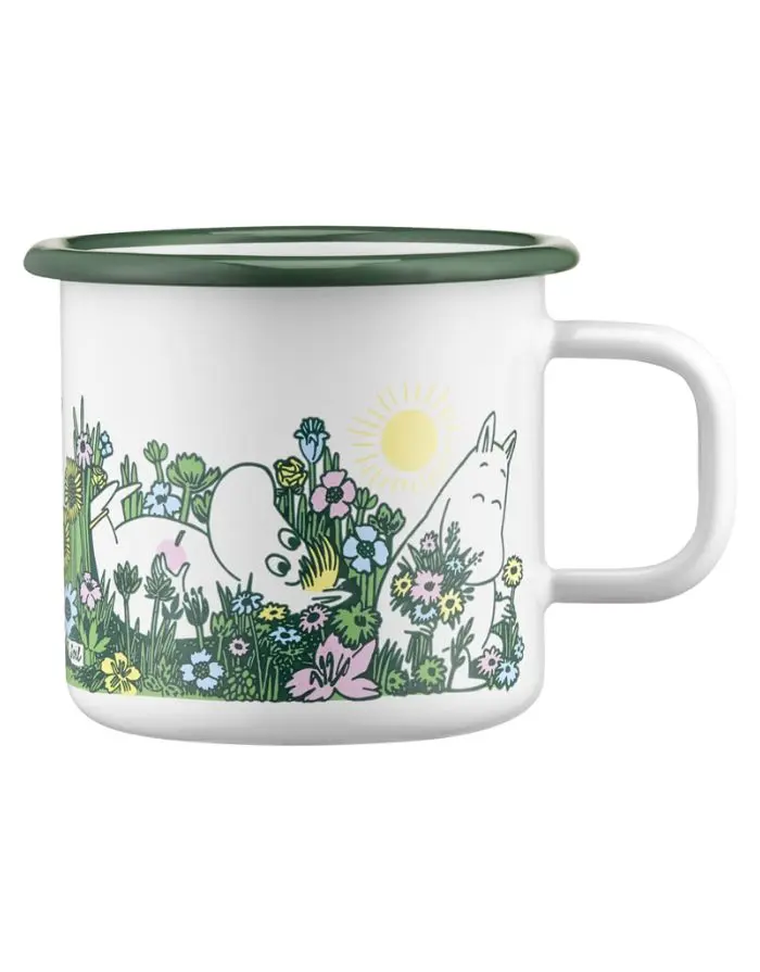 Becher Emaille 3,7dl I Moomin - In The Garden