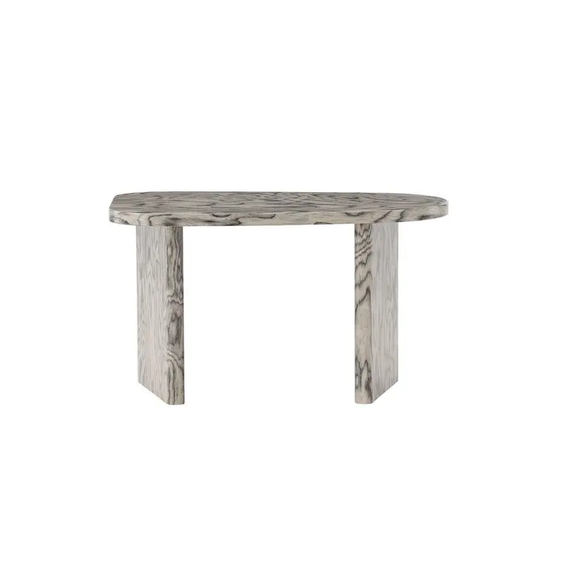 Beistelltisch Grönvik 70cm - Schwarz Grau Print