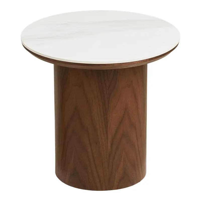Beistelltisch – Keramik, Eschenfurnier, 38 cm - Noli | House Nordic