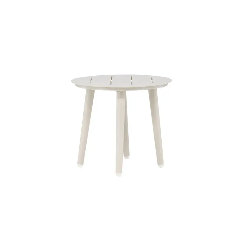 Beistelltisch Lina Ø40cm aus Metall - Beige