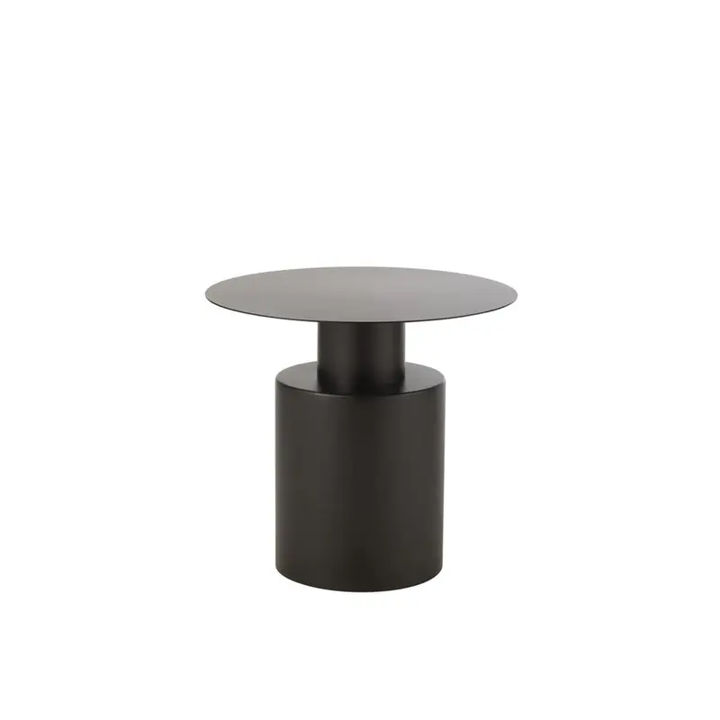 Beistelltisch Ludwig 55cm aus Metall - Schwarz