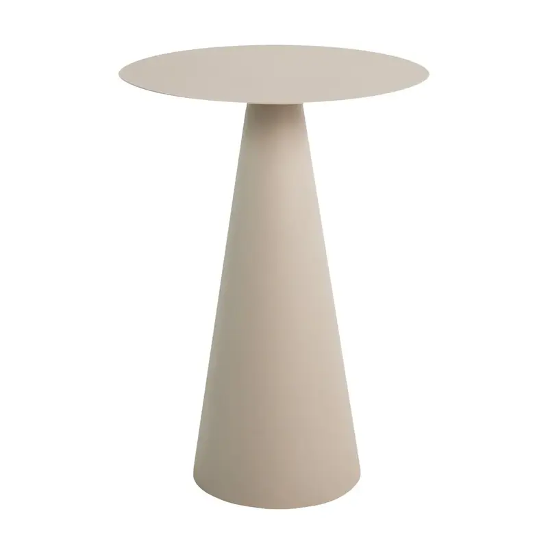 Beistelltisch – Metall Material, Modern Design, Beige Farbe, L - Vic | Kick Collection