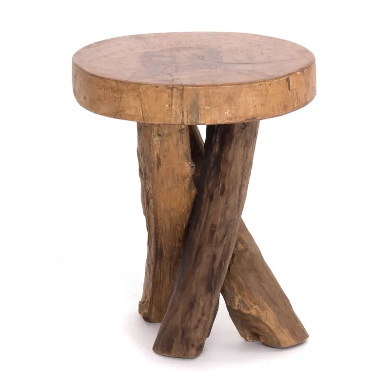 BEISTELLTISCH TEAKHOLZ 40 | 40x34cm (HxB) Massivholz Telefontisch | Farbe