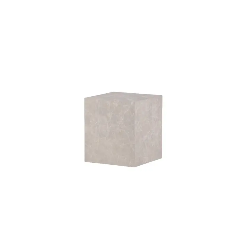 Beistelltisch York 40*40cm in Marmoroptik - Beige
