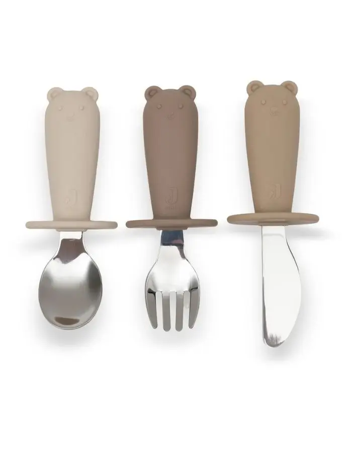 Besteckset Silikon I Natural Shades