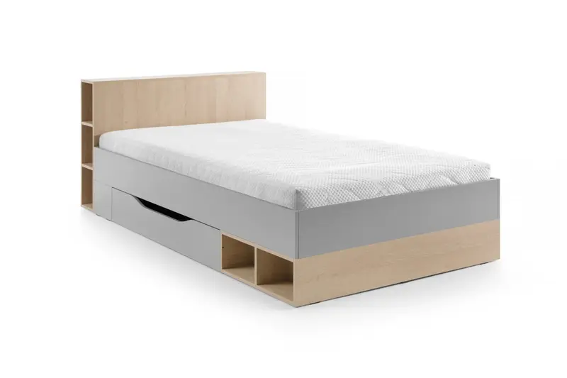 Bett – ORO System 06 – Praktisch mit Stauraum Ohne Matratze