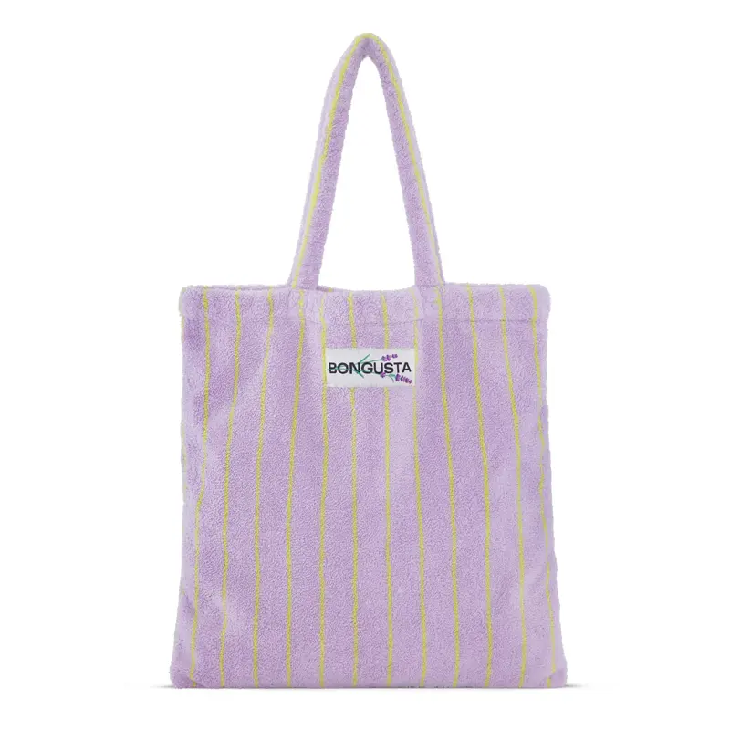 Beutel Frottee I Lilac/Neon Yellow