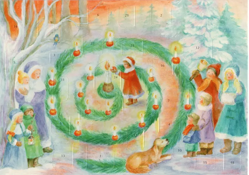 Bilder Adventskalender - Adventsgärtlein