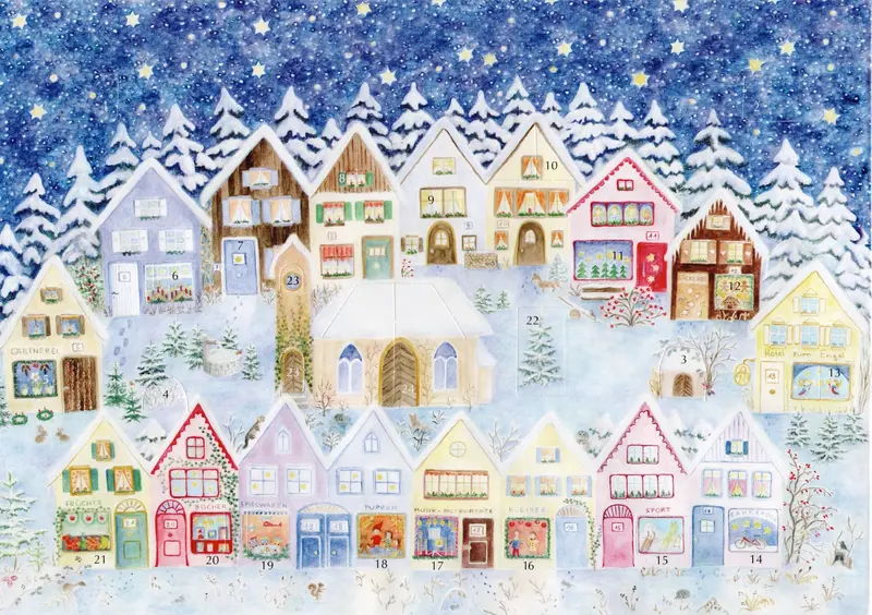 Bilder Adventskalender mit Geschichte - Weihnachten im Wichteldorf