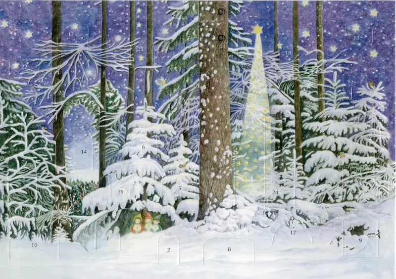 Bilder Adventskalender mit Geschichte - Wunder im Wald