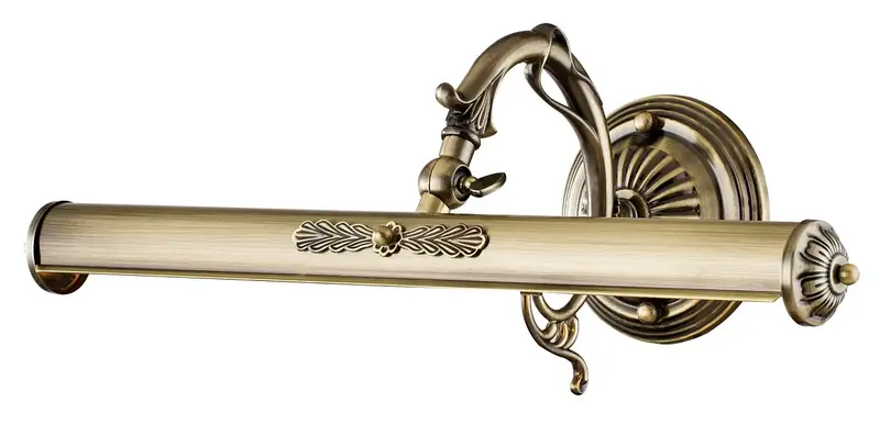 Bilderleuchte – Bronzefarbenes Metall, 2× E14 Fassung, 25 W Leistung, 17,1 cm Höhe - Picasso | Maytoni