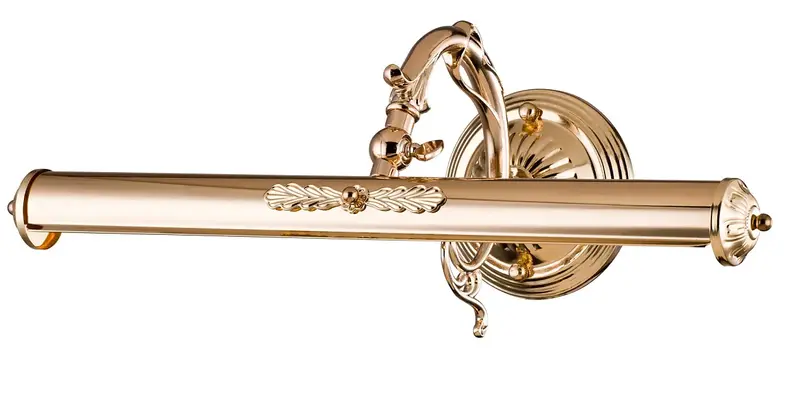 Bilderleuchte – Goldfarbenes Metall, 2× E14 Fassung, 25 W Leistung, 17,1 cm Höhe - Picasso | Maytoni