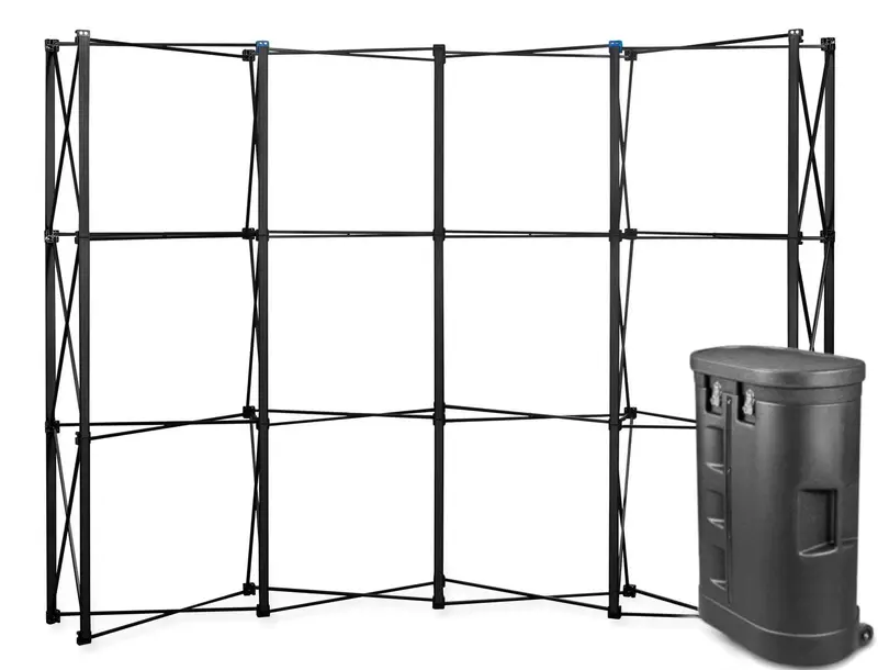 Black Pro Magnetic Pop-Up 3 x 4 gebogen im Thekenkoffer