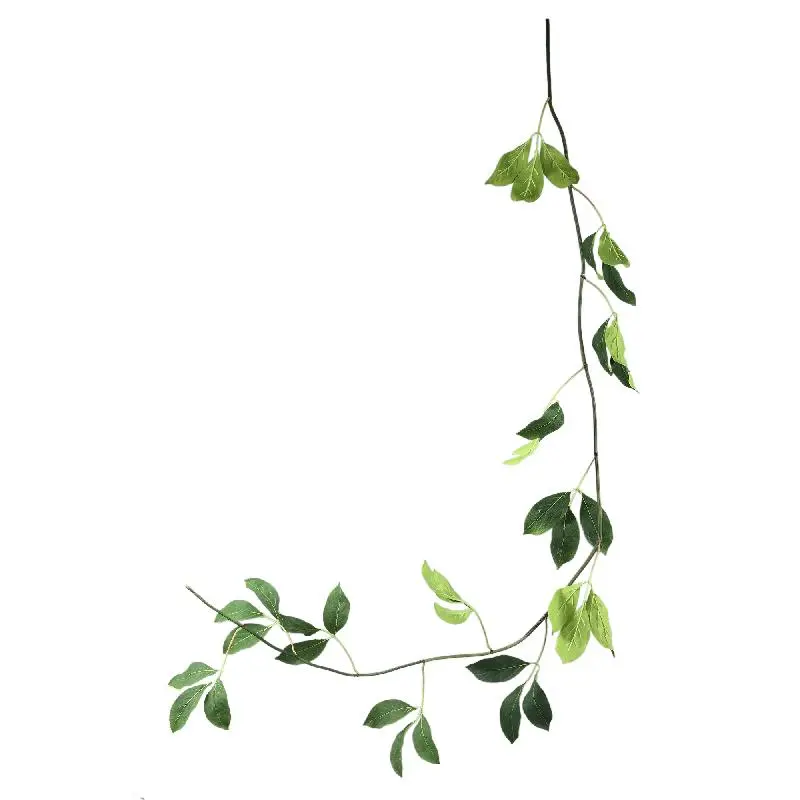 Blätterpflanze – Grüne Jade-Weinreben-Blattgirlande aus Kunststoff | PTMD