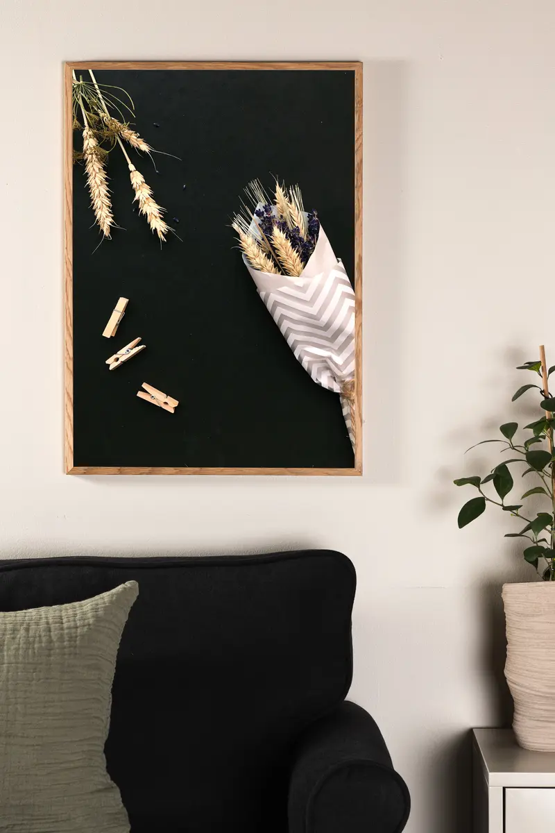 Blumen Auf Dem Tisch Poster Wanddekoration