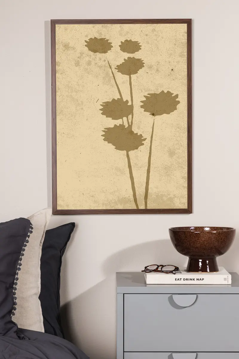 Blumenkunst Poster Wanddekoration