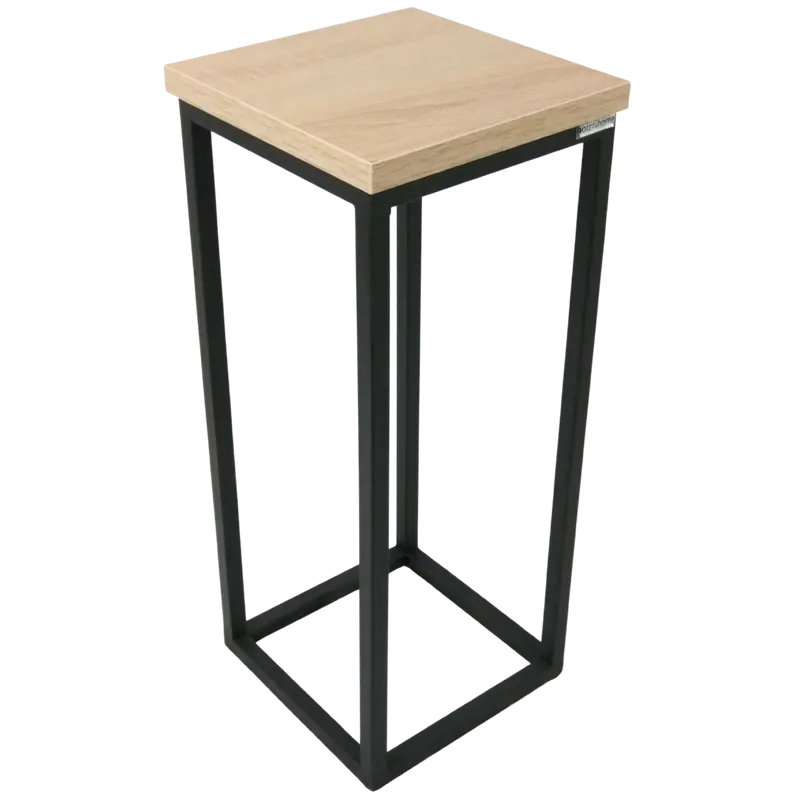 Blumenständer aus MDF 70 cm mit Metallgestell im Loft-Stil