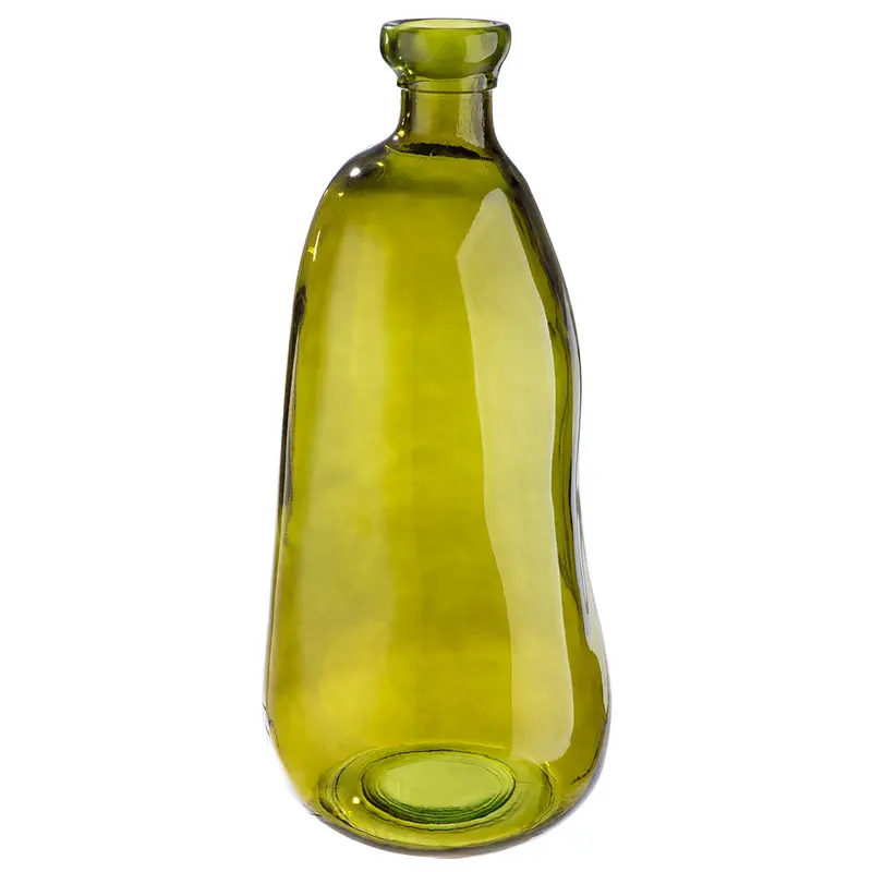 Bodenvase – Organische Form, Grünglas, Bauchiges Design - Organical | Gilde