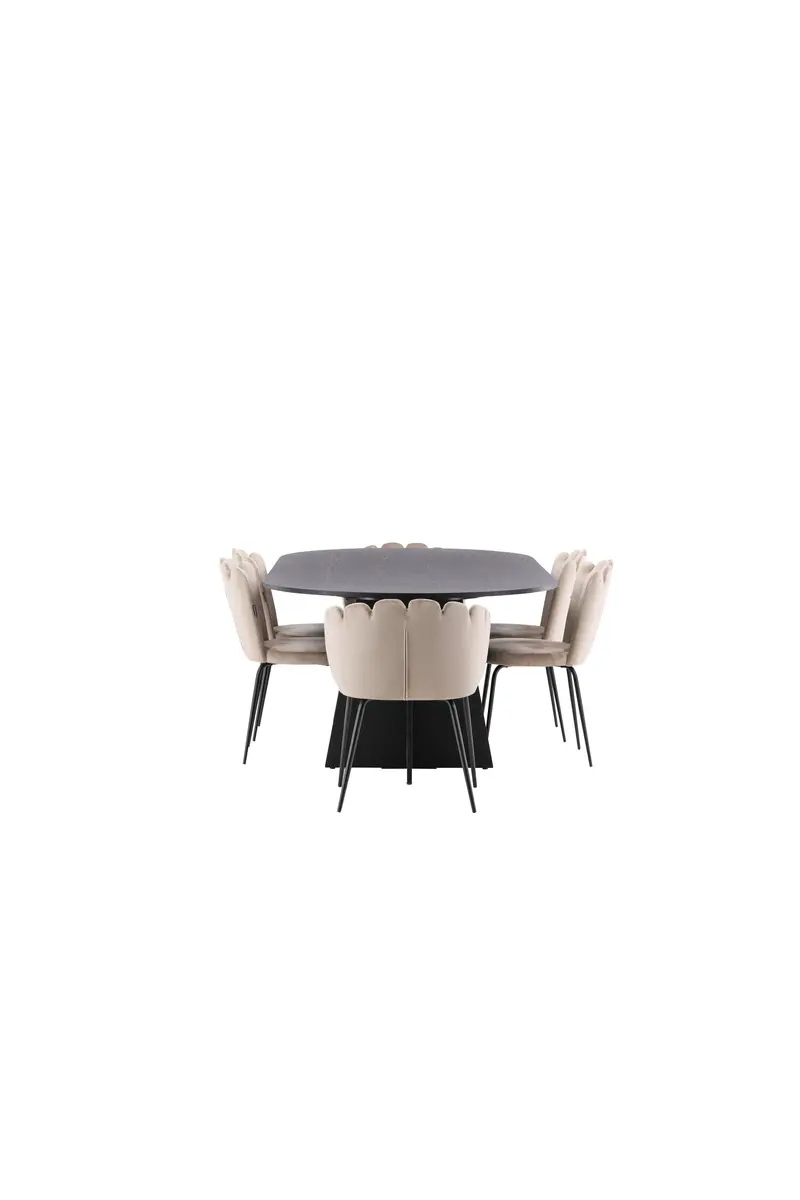 Bootcut Oval Dining Set Ovales Essgruppen Set