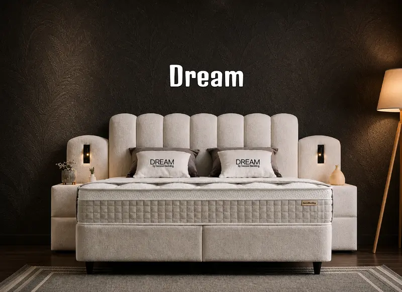 Boxspringbett Dream Beige - mit Bettkasten & Stauraum, inkl. Lieferung & Montage