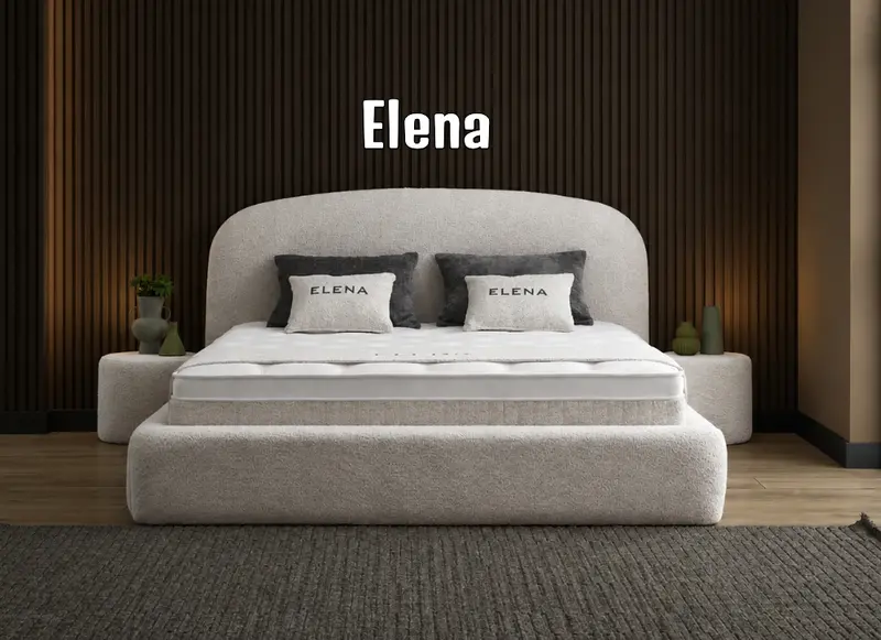 Boxspringbett Elena Cremweiß - mit Bettkasten & Stauraum, inkl. Lieferung & Montage