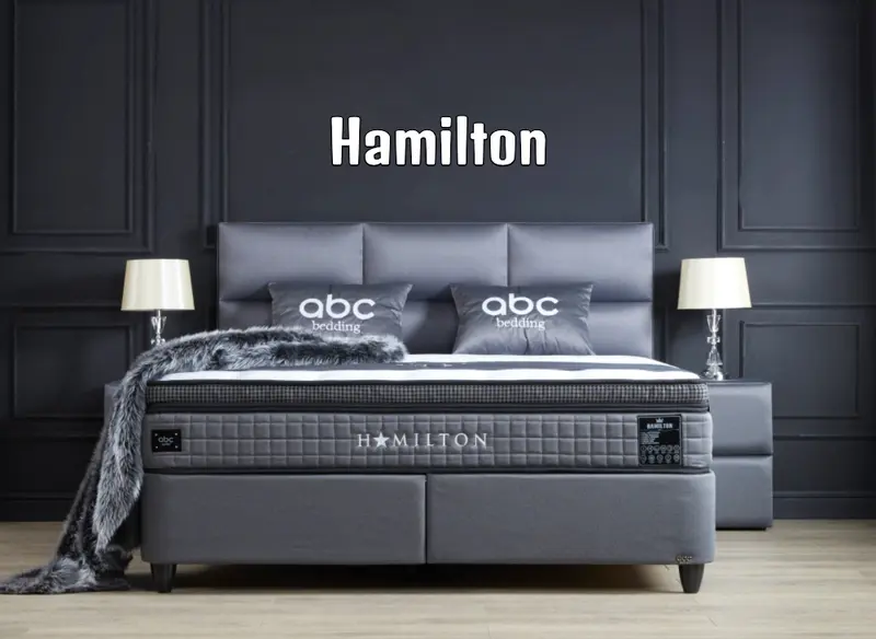 Boxspringbett Hamilton Grau - mit Bettkasten & Stauraum, inkl. Lieferung & Montage