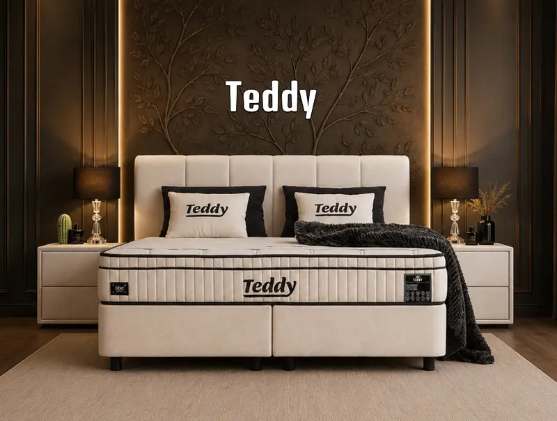Boxspringbett Teddy Cremweiß - mit Bettkasten & Stauraum, inkl. Lieferung & Montage