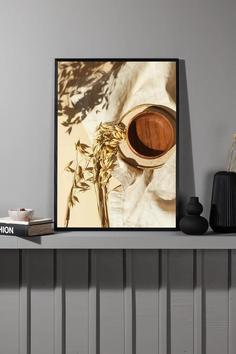 Braune Schüssel Poster Wanddekoration