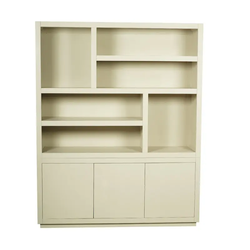 Bücherregal – Mangoholz, Sand-Finish, Push-to-Open-Türen – Brussel | Starfurn