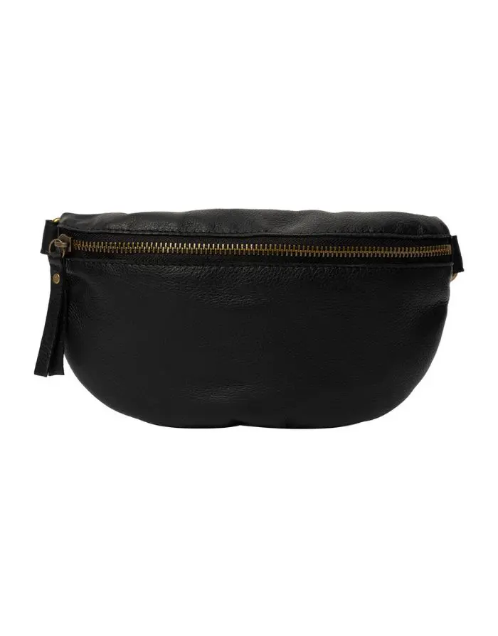 Bumbag Gisela I Black/Brass