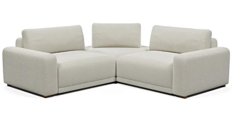 Carle 234 x 234 Sektional Doppelarm - Naturgewebe