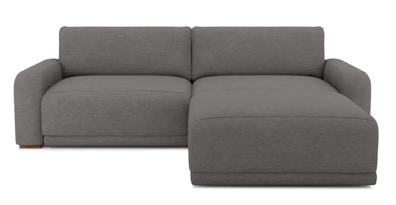 Carle 3-Sitzer Doppelarm und Hocker - Performance-Stoff