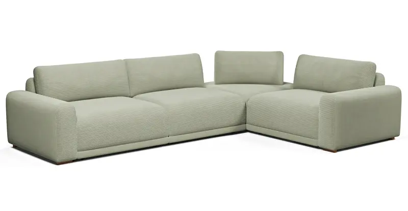Carle 339 x 234 Sektional Doppelarm - Cord Velours