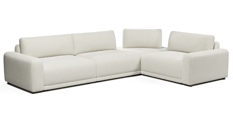 Carle 339 x 234 Sektional Doppelarm - Naturgewebe