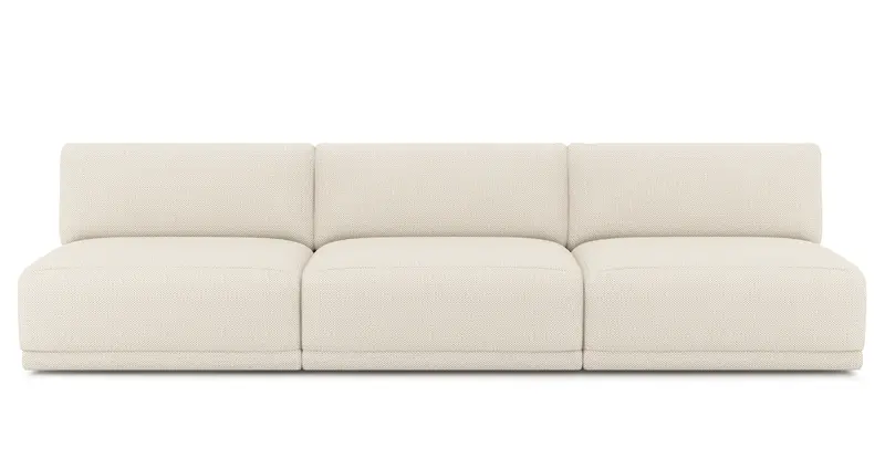 Carle Mega Sofa Ohne Armlehne - Naturgewebe