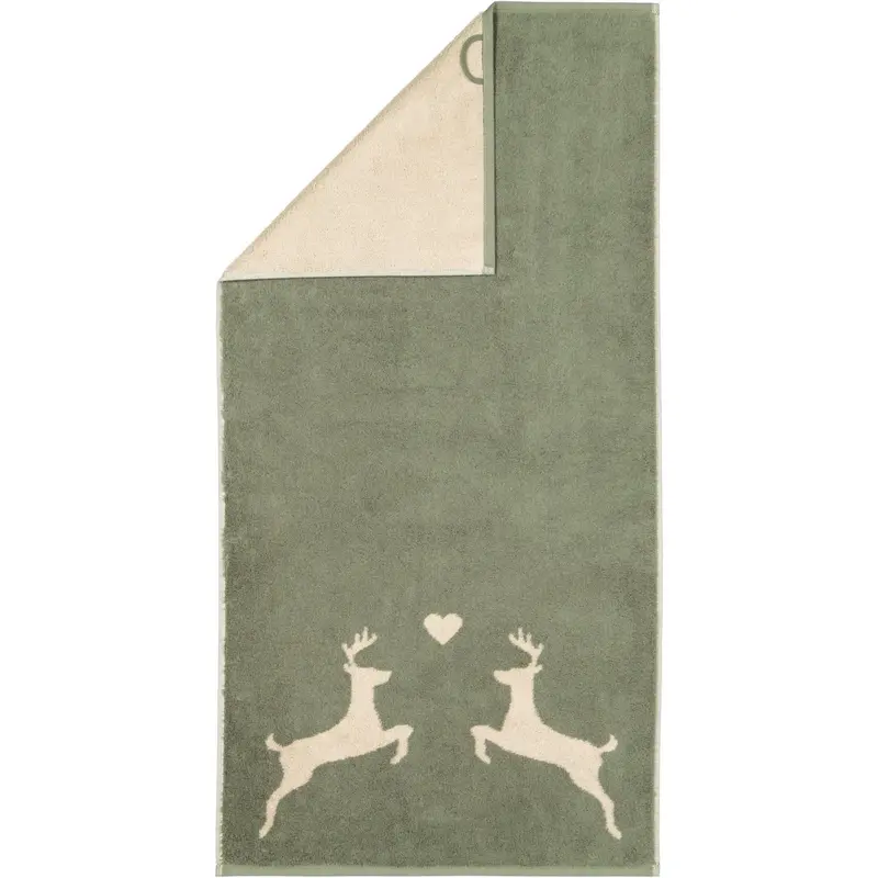 Cawö Handtuch Alpenchic Edition Hirsche 6228 zirbe
