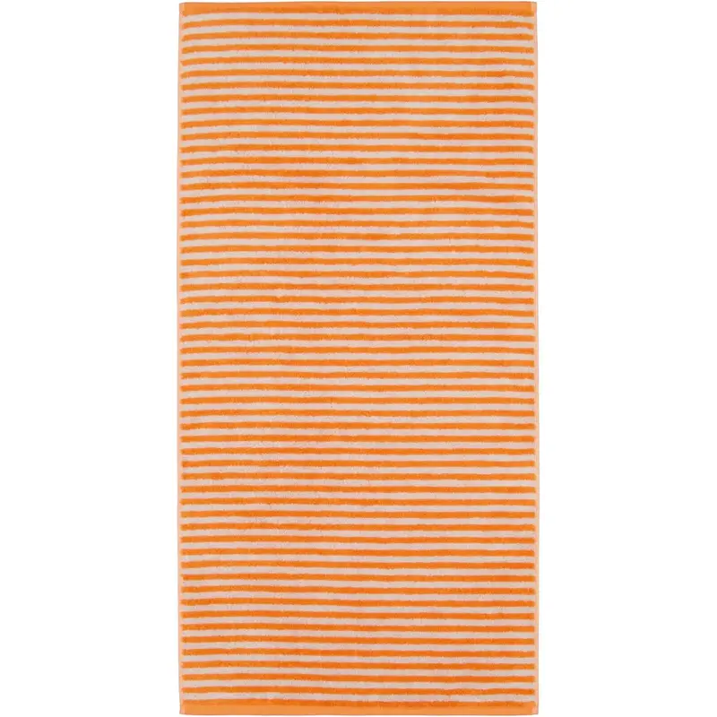 Cawö Handtuch Campus Ringel 955 mandarine