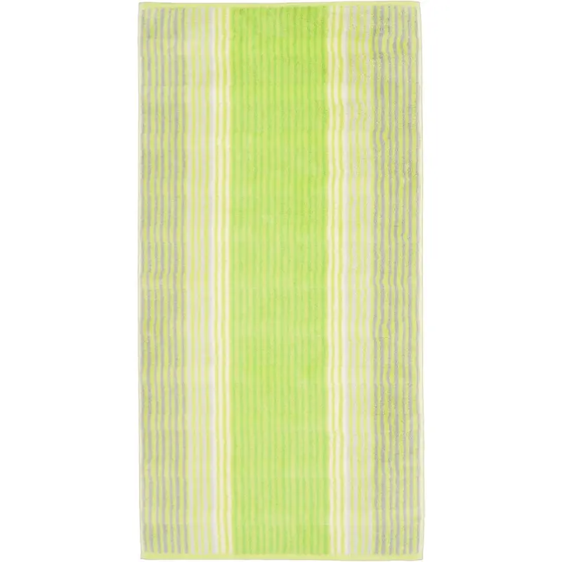 Cawö Handtuch Cashmere Streifen 1056 kiwi