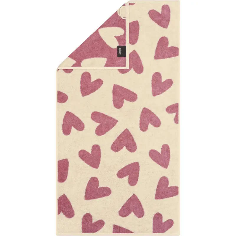 Cawö Handtuch Heart Beats 6275 beere